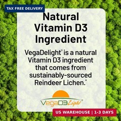 Vegan Vitamin D3 + K2 with Organic Coconut MCT Oil – Natural D3 5000I