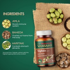 Baidyanath Vansaar Triphala 60 Tablets For Digestion & Healthy Bowel