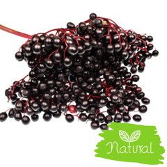 Elderberry Organic Dried Whole Sambucus Nigra Berries – Natural Kosher 28.3g