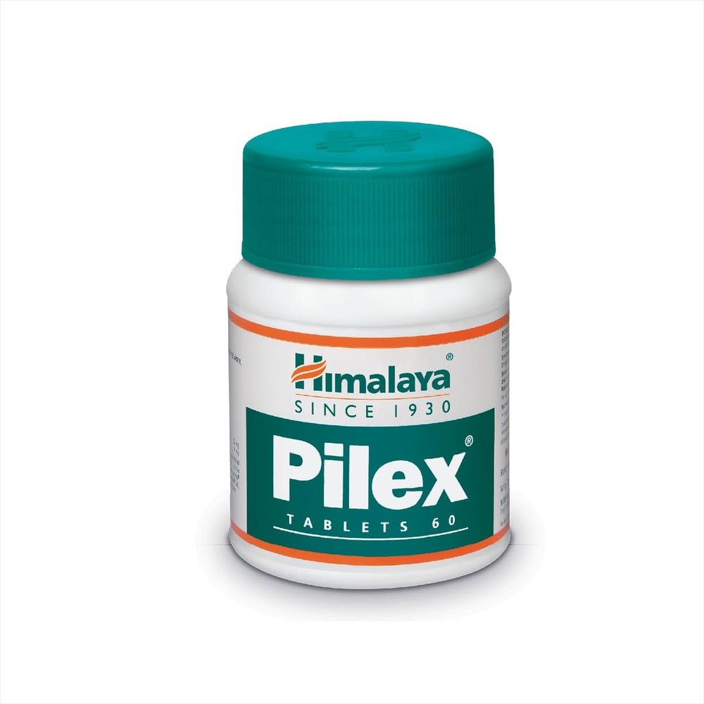 Himalaya Pilex 60 Tablets Per Bottle Fresh Stock Long Expiry