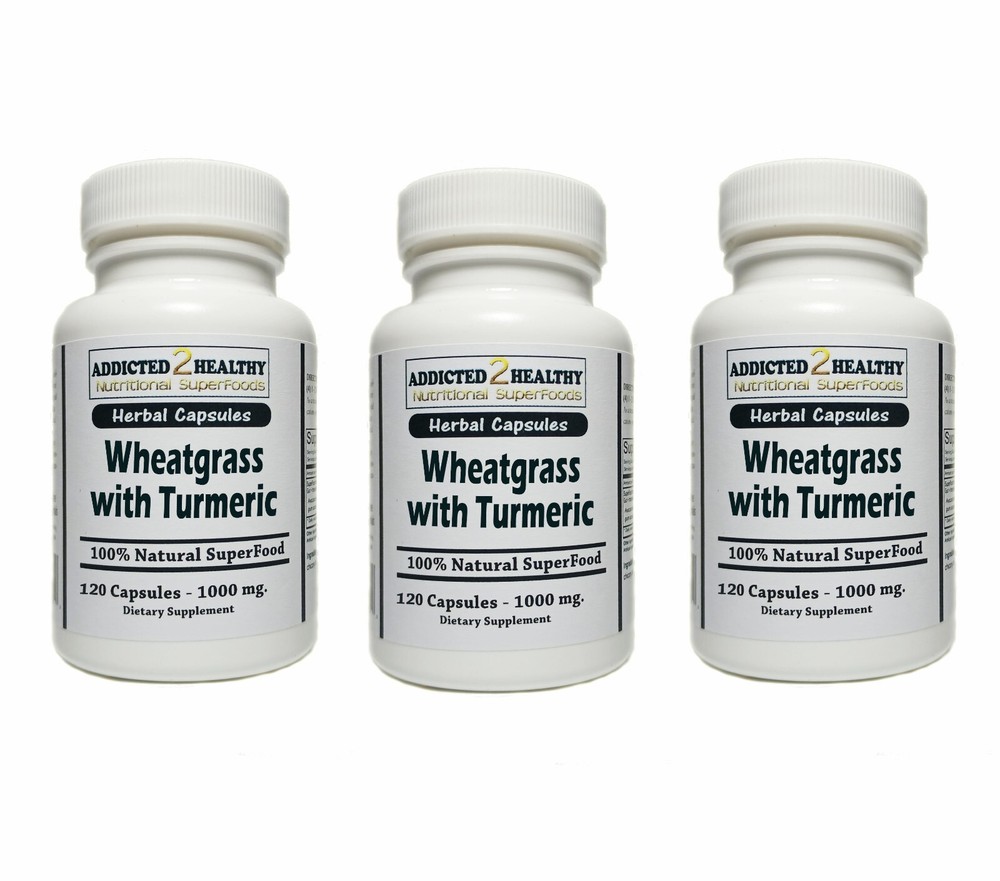 360 Wheatgrass with Turmeric Capsules | Antioxidants, Anti-inflammatory + More