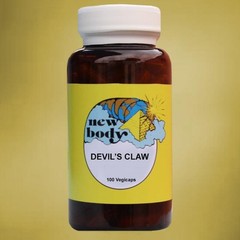 New Body Devil’s Claw 100 Vegicaps contains no fillers, binders or additives