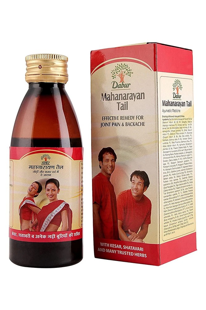 Dabur Mahanarayan Tail 100ml Oil For Joint Pain Backache & Stiffness of Muscles