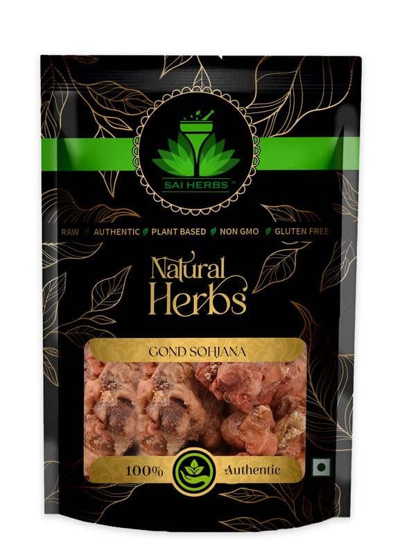 SAI HERBS Gond Sohjana – Phool Supari Lal – Moringa Gum – Moringa Lal