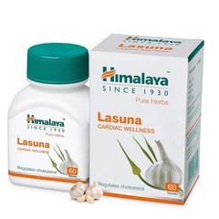 Himalaya Lasuna 3 × 60 Natural Heart Wellness & Antioxidant Support | Free Ship