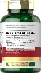 USDA Organic Extra Strength Beet Root 20:1 Extract 8000 mg Strength 120 Capsules