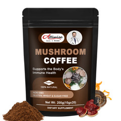 400g Mushroom Complex Coffee Powder Support Immune Health Refresh Your Brain