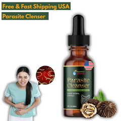 Parasite Cleanser Alcohol Free, Wormwood, Black Walnut, Clove, Detox 2 fl.oz US