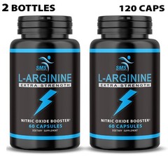 L-Arginine Beet Root 120 Caps Protein Build Nitric Oxide Circulation Boost Aid