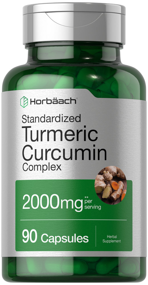 Turmeric Curcumin with Bioperine | 2000mg 90 Capsules | by Horbaach