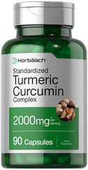 Turmeric Curcumin with Bioperine | 2000mg 90 Capsules | by Horbaach