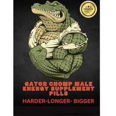 10 PILLS Gator King Chomp Energy Boost natural Male ENHANCE both sexes la pep xx
