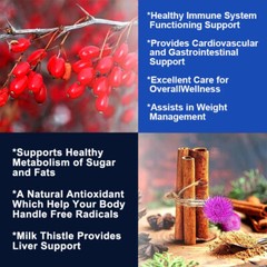 BERBERINE HERBAL COMPLEX INCLUDE: 8 IN1 Capsules-Healthy metabolism of fat