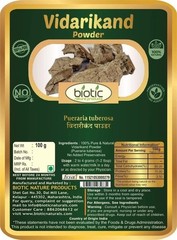 Biotic Natural Original Vidarikand Churna Powder 100gm T696