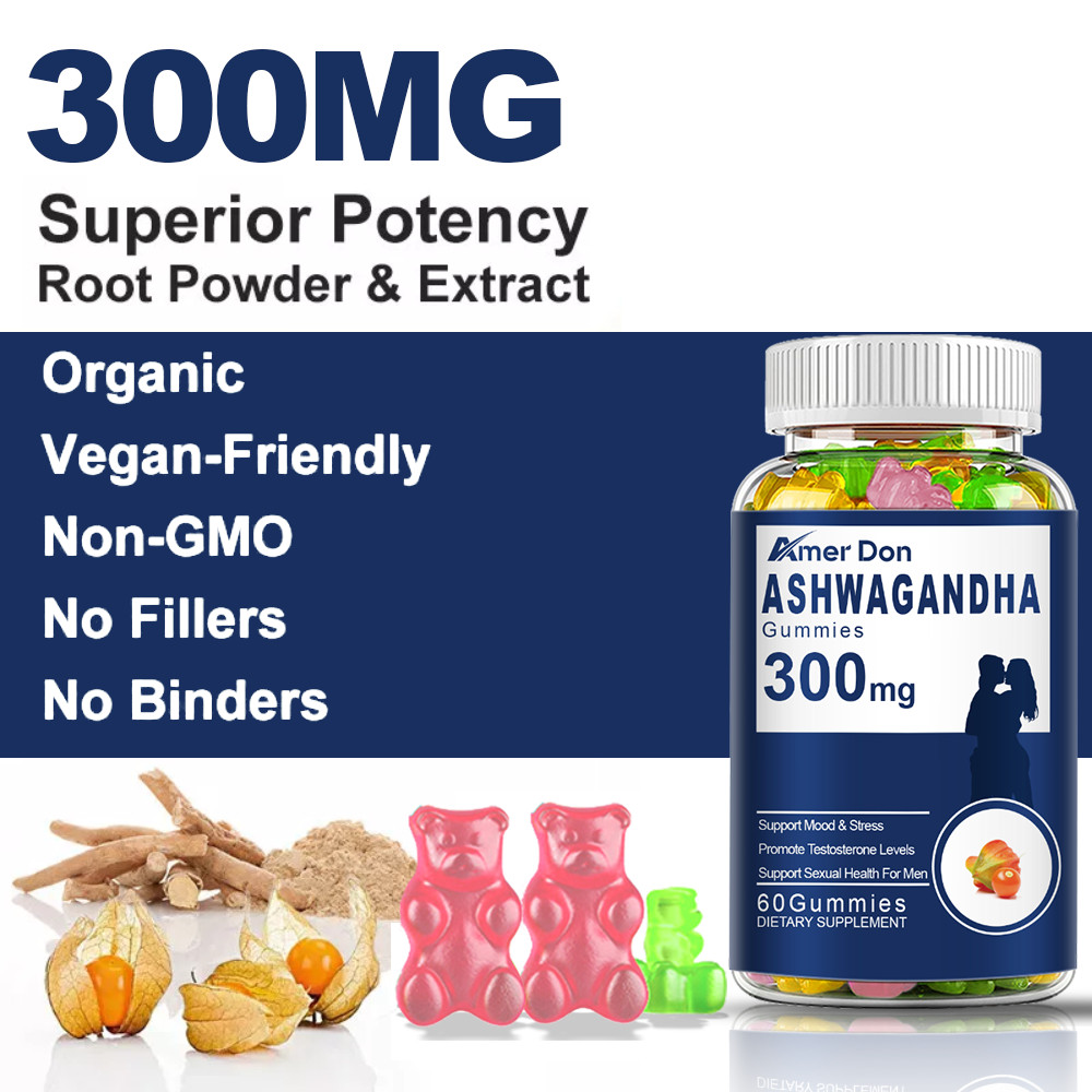 Ashwagandha Gummies Better Than Goli Extra Strength 5000mg Ashwagandha Root