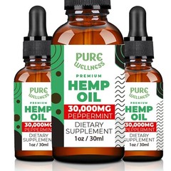 Organic Hemp Oil | Discover the Many Uses Of Hemp Seed Oil (30,000mg Bottle x3)