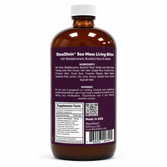 16 oz Sea Moss Bladderwrack Living Bitters Herbal Blend Liquid by Shea Olein