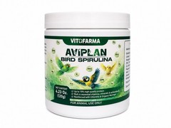 Vitofarma AVIPLAN Bird Spirulina 120g Bird Supplement Breeding & Plumage