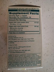 Organic Bitter Melon, 30 Caplets, Best By 2028