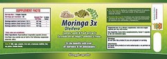 Moringa en Capsulas naturales. Set de 2 frascos. Extra Potente. 100% Natural