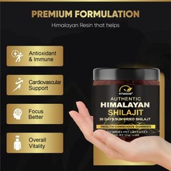 SHILAJIT| Himalayan Cellular Energy & Hormonal Balance | 30 Gummies