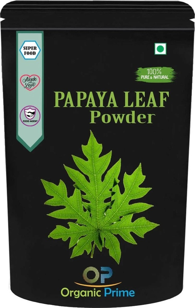 Papaya Leaf Powder – 100 GM by Organic Prime