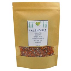 Calendula Marigold Cut & Sifted Organic Dry Herb Natural 28.3g 1 OZ Orange