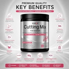 Cutting Mix Capsules with Berberine HCl, Ashwagandha Root Extract, Chromium Pico