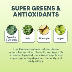 Organic Spirulina Superfood Powder – Daily Greens, Mango Flavor, 30 Servings, An