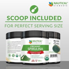 Organic Spirulina Powder – Premium USDA Certified, 57 Servings, Superfood Boost