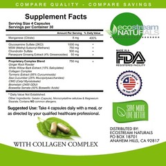 #1 All Natural Glucosamine, Chondroitin, MSM, Turmeric, Boswellia and Collagen