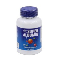 3 Bottles Super Albumin 500 mg 100 Tablets, FRESH, Make In USA, FREE US SHIPPING