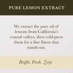 Pure Lemon Extract 32 Fl Oz Bottle – Cold Pressed, Allergen-Free