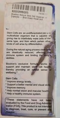 Bioxtron Natural AFA Stem Cell Supplement Support Joints & Muscles Immune 60 cap
