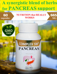 PANCREAS CLEANSE/REVITALIZER & DETOX FORMULA WITH PAPAIN ENZYME, BROMELAIN, VIT