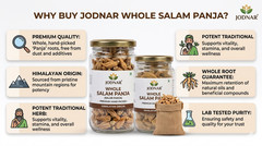 Jodnar Whole Salam Panja (Salab Panja) -Premium Himalayan Dactylorhiza Hatagirea