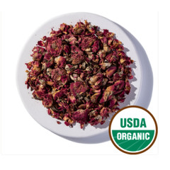 Starwest Organic Red Rose Buds & Petals Whole 4 oz. Best by 8/2026