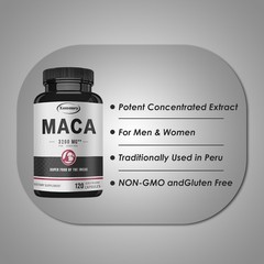 Maca Capsules 3200mg – Testosterone Boost,Endurance Enhancement,High Efficiency