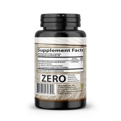 Lion’s Mane Mushroom Extract Powder Cognition 60 Veggie Capsules Organic Non GMO
