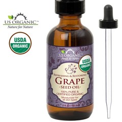 US Organic Grape Seed Oil, USDA Certified Organic, 100% 2 Fl Oz (Pack of 1)