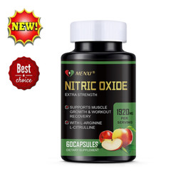 Nitric Oxide Booster Supplement L-Arginine 1920mg Highest Potency Muscle Pump