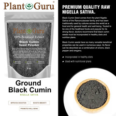 Ground Black Cumin Seed Powder 8 oz. NIGELLA SATIVA Semilla Comino Negro