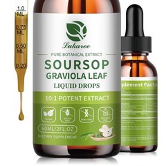 Soursop Graviola Leaf Extract – Immunity & Gut Health Support, Vegan, 2 Fl Oz