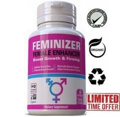 PURE PUERARIA MIRIFICA Breast Supplement Feminizer Female Enhancemen 60 Caps USA