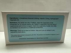 L-Glutathione 500 MG – 1000MG & Vit C Suppositories – 15 Count