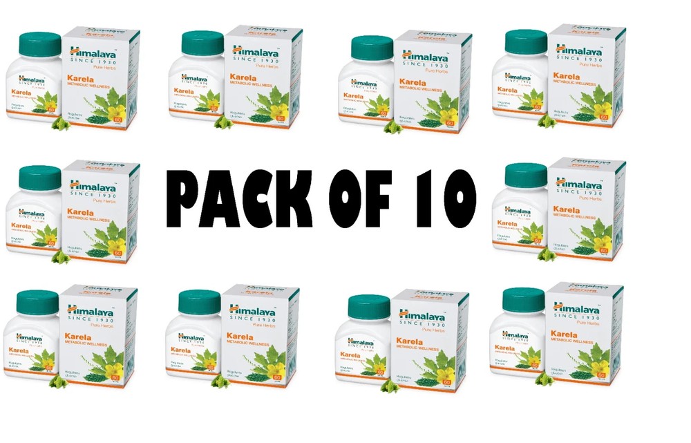 Himalaya Karela 10 × 60 | Natural Glucose Level & Metabolic Wellness | Free Ship