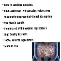 PARASITE CLEANSE, Detox de Intestinal Tract,120 capsule Colon Cleanse Supplement