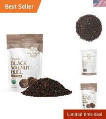 Cut & Sifted Organic Black Walnut Hull Tea | Relaxation Herbal Blend 4oz