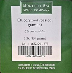 CHICORY ROOT Roasted Granules 1 LB – NATURAL Coffee and Tea Substitute –