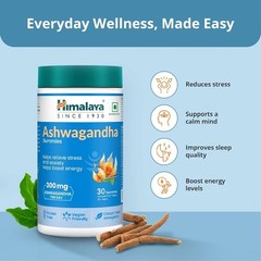 6X Himalaya KSM-66 Ashwagandha Gummies 180 Count Vegan Strawberry Gummies